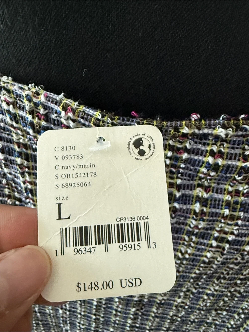 Free People Multi-Colored Tweed Mini Dress w/ Pockets | Sz L